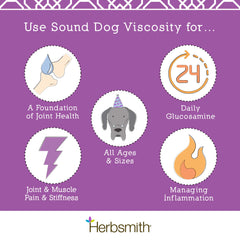 Herbsmith Sound Dog Viscosity – cuillère-dose intégrée pour faciliter la mesure.