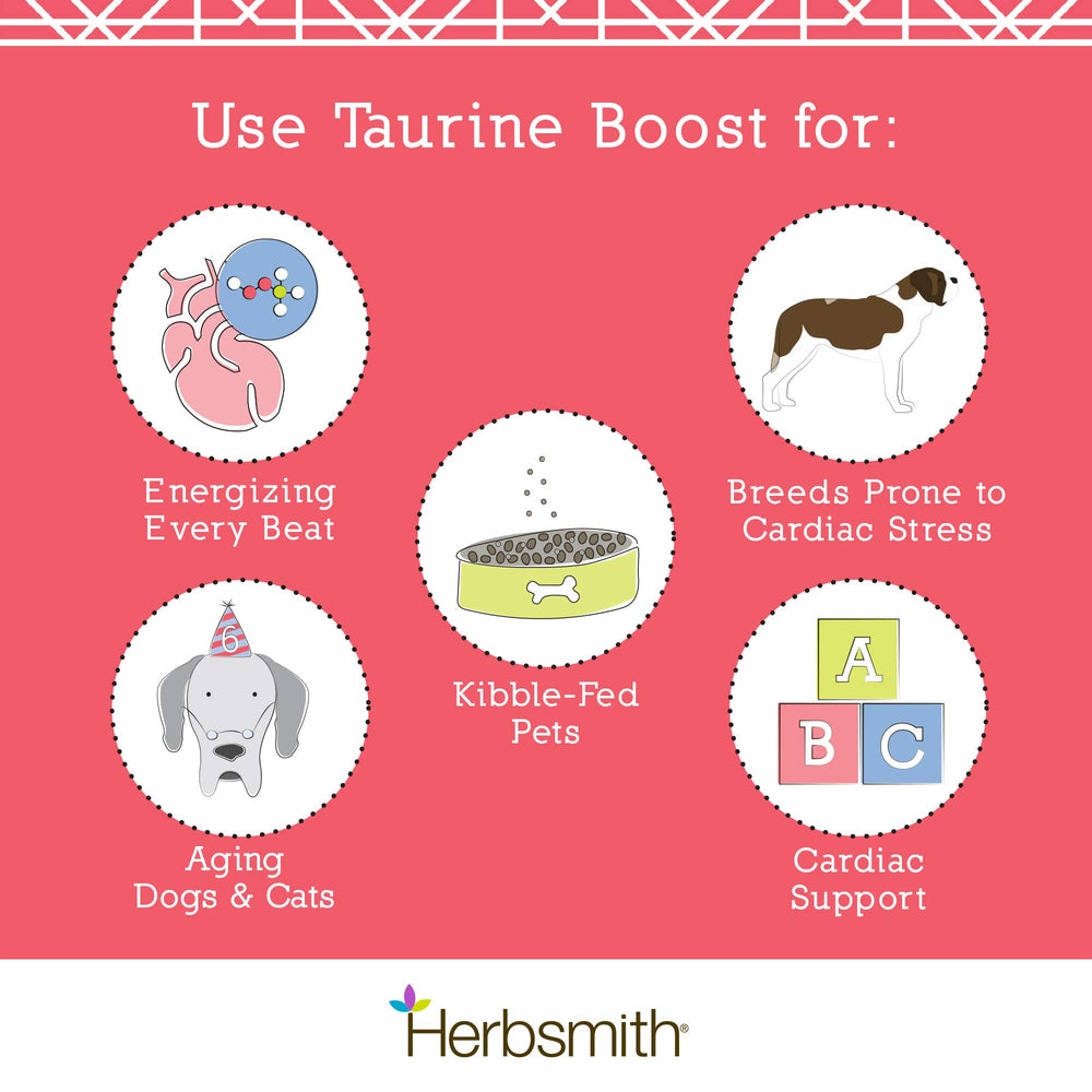 Herbsmith Taurine Boost – Oméga-3 provenant du krill améliorant la santé cardiaque.