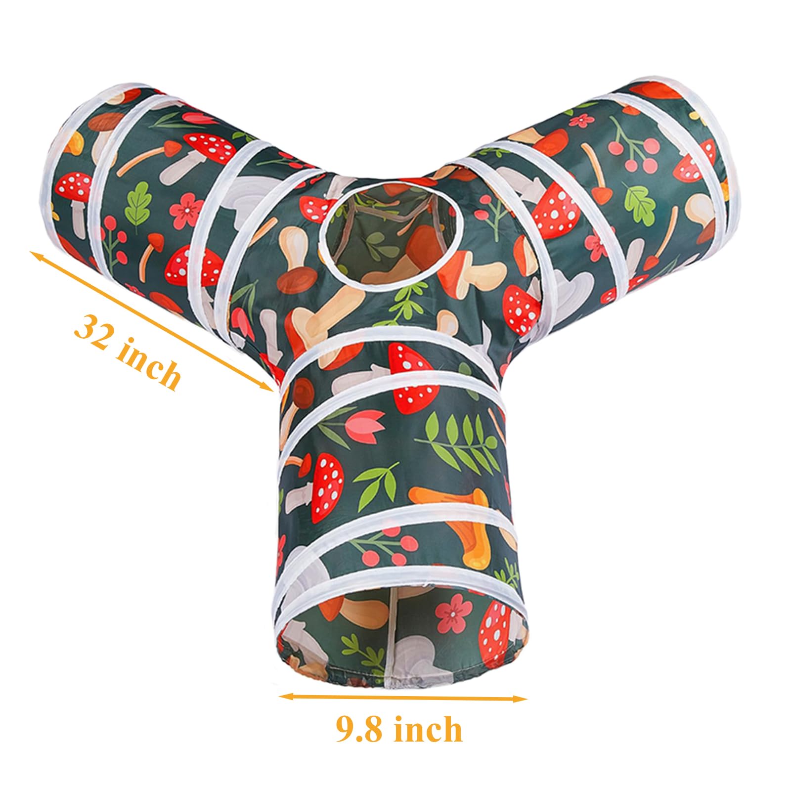 HERCOCCI tunnel-lapin-longueur-32-pouces: taille adaptée pour petits animaux.