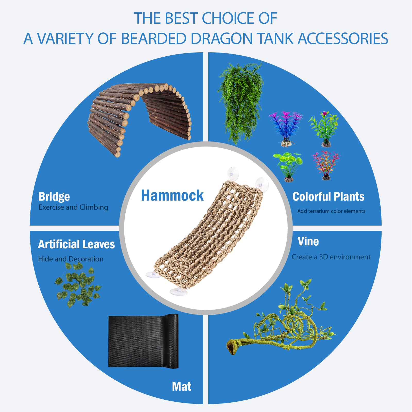 Tapis reptile Hercocci: surface douce et durable pour lézards et geckos