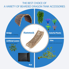 Tapis reptile Hercocci: surface douce et durable pour lézards et geckos