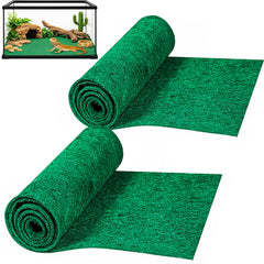 Tapis HERCOCCI terrarium 39x20, vue avant, surface douce pour reptiles.