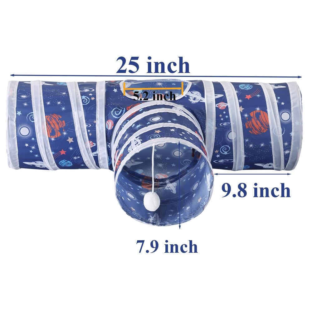 HERCOCCI tunnel-lapin-dimensions-32pouces: espace généreux pour petits animaux