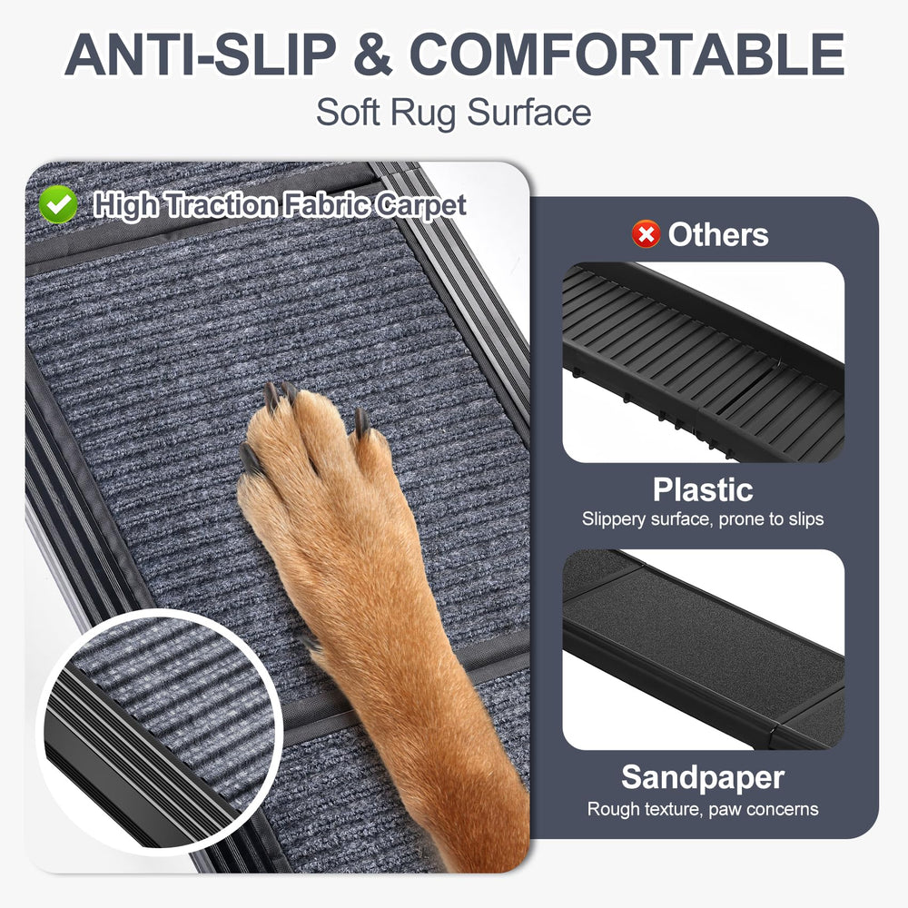HerCcreta wigge rampe antidérapante, surface gris pour traction