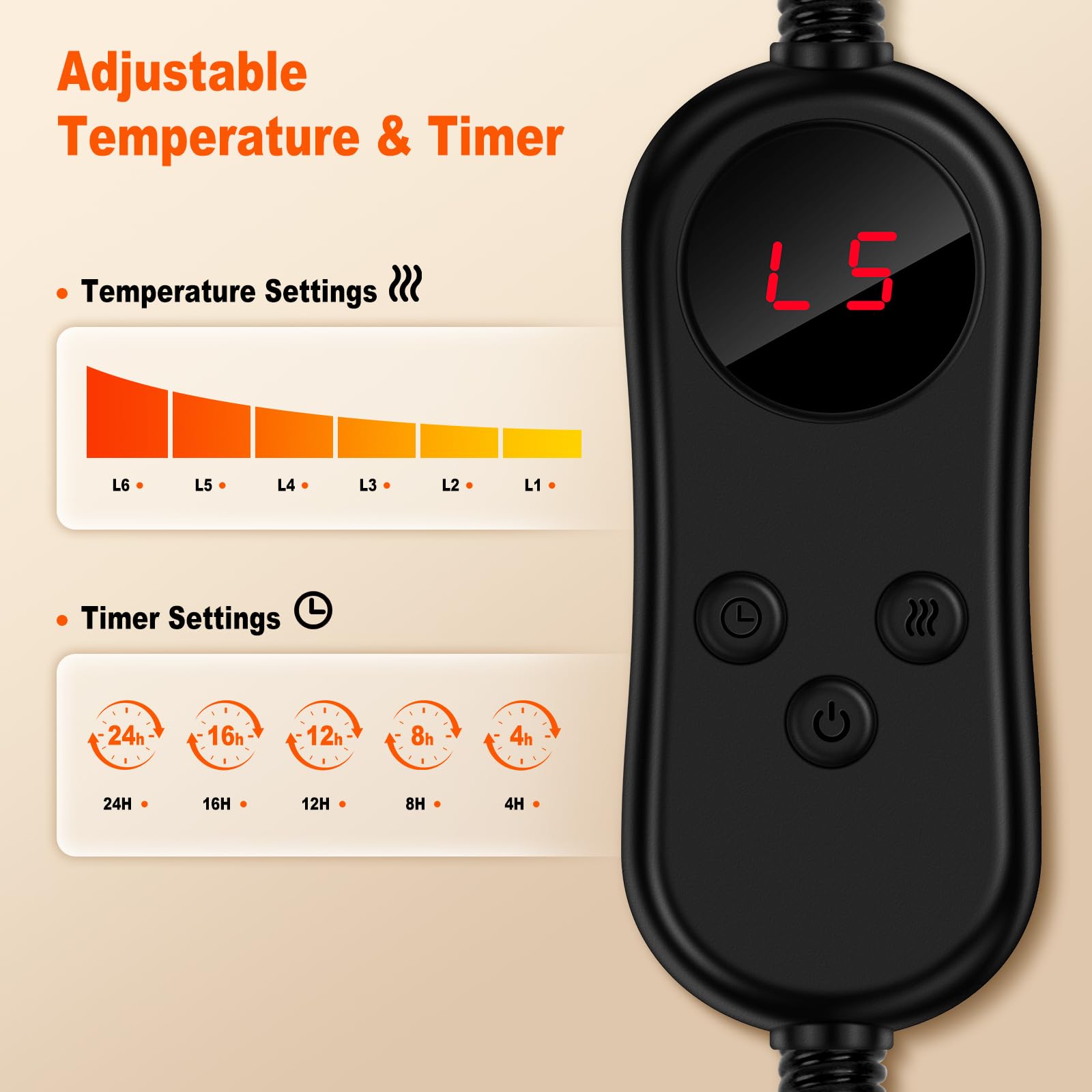 Température automatique herehomi assure un confort constant sans surchauffe