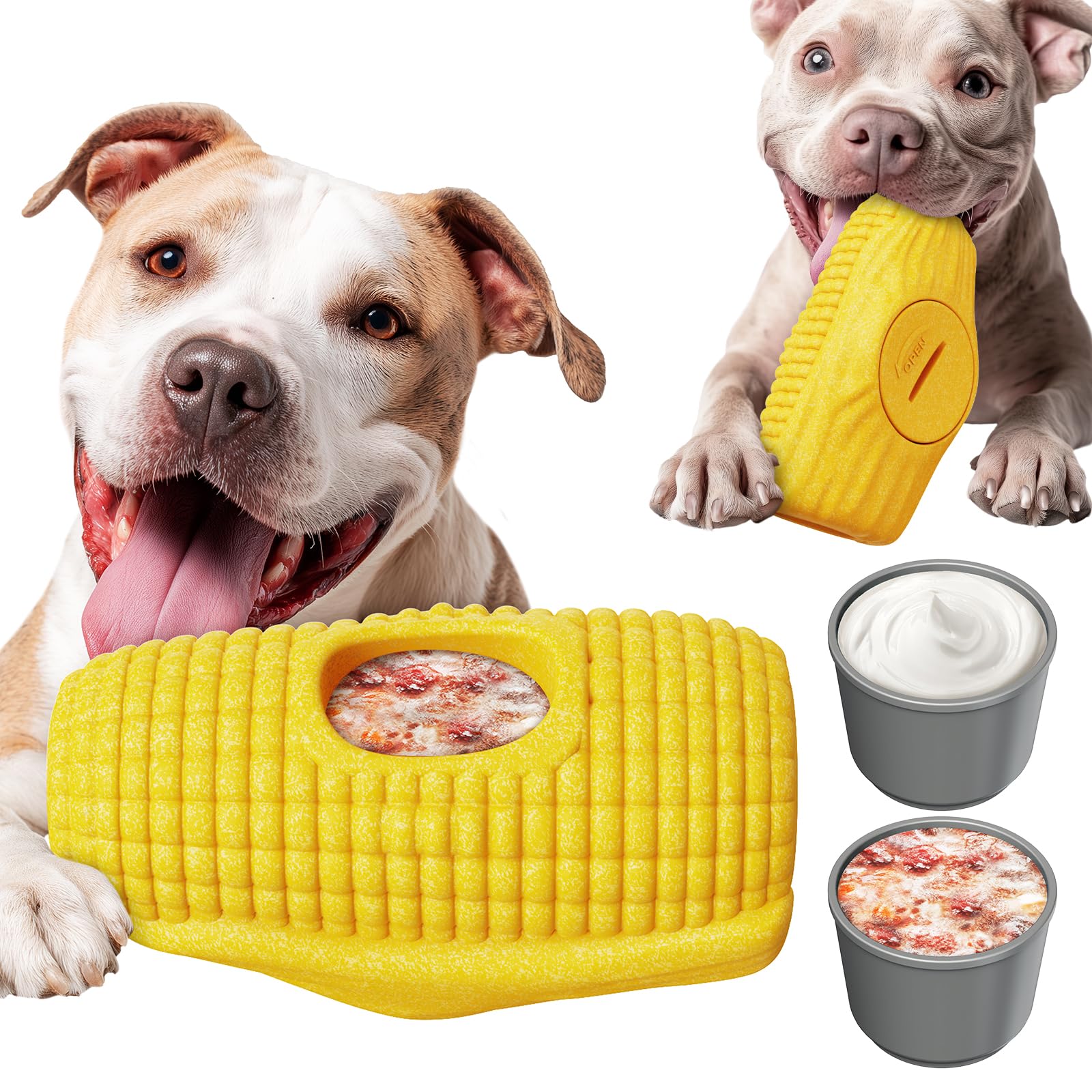 HeriNova Aggressive, double moules, stimulation alimentaire et enrichissement durable pour grands chiens.