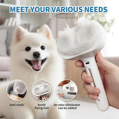 HeroKitty brosse chien steam nettoyage facile pour enlever les poils
