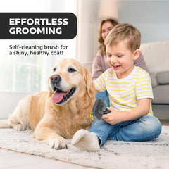 Démêlage doux Hertzko pour poil court chat, toilettage agréable.