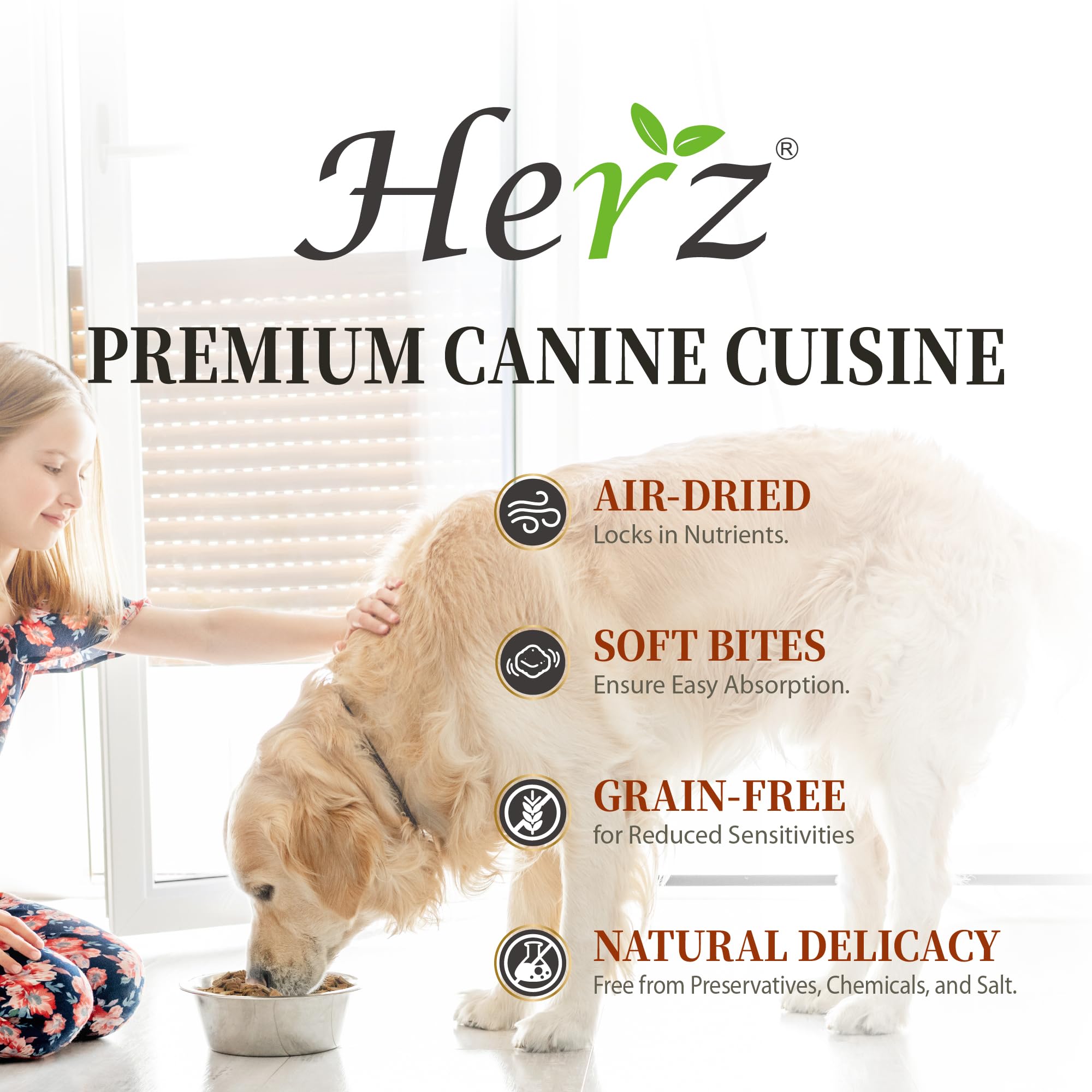 Bol Herz pret a servir - repas equilibré pour chien