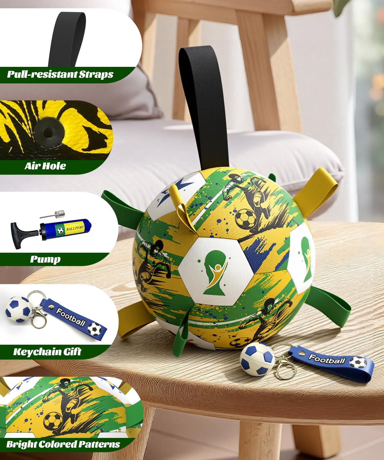 HETOO Ballon chien concu pour entrainement et competition.