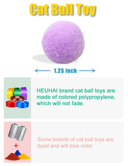 HEUHAI boules-chat interactives pour lancer et chasser au quotidien