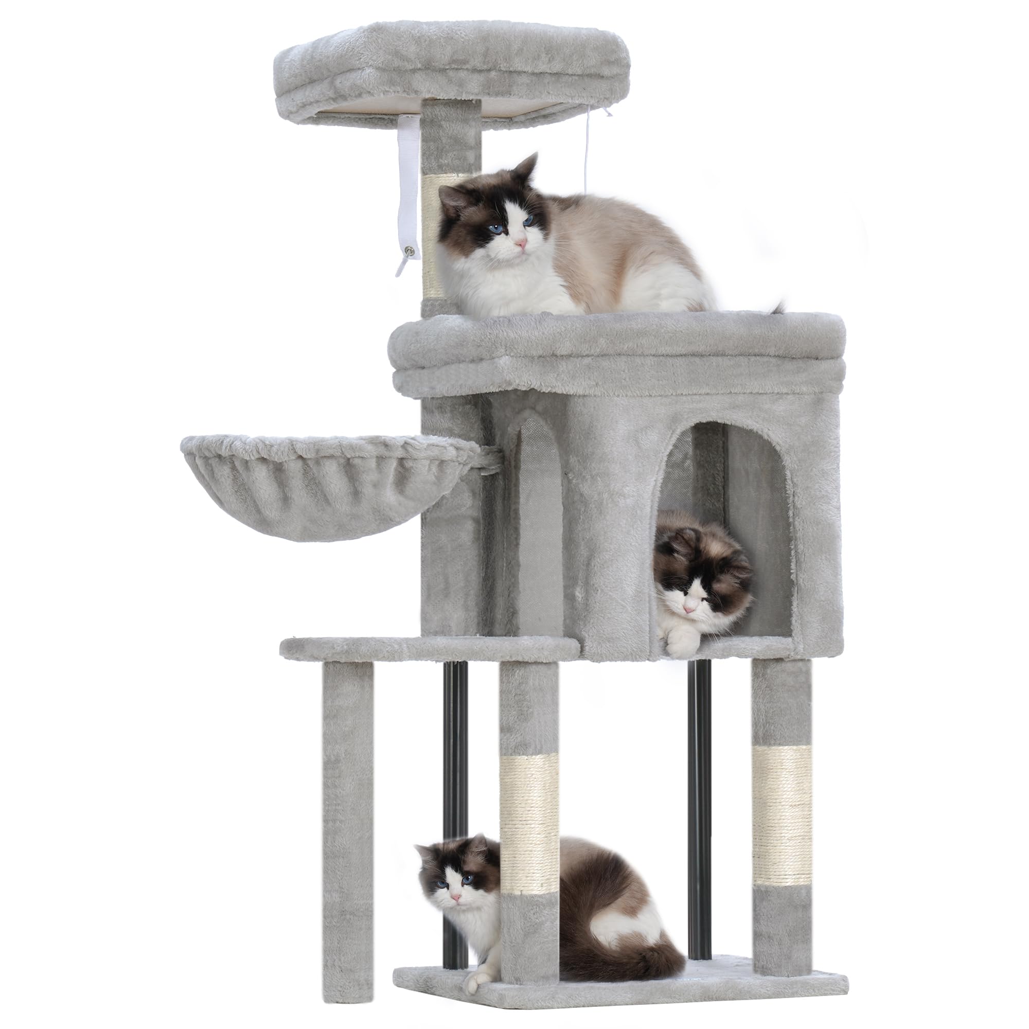 Hey-brother arbre à chat confort doux, parfait pour les siestes