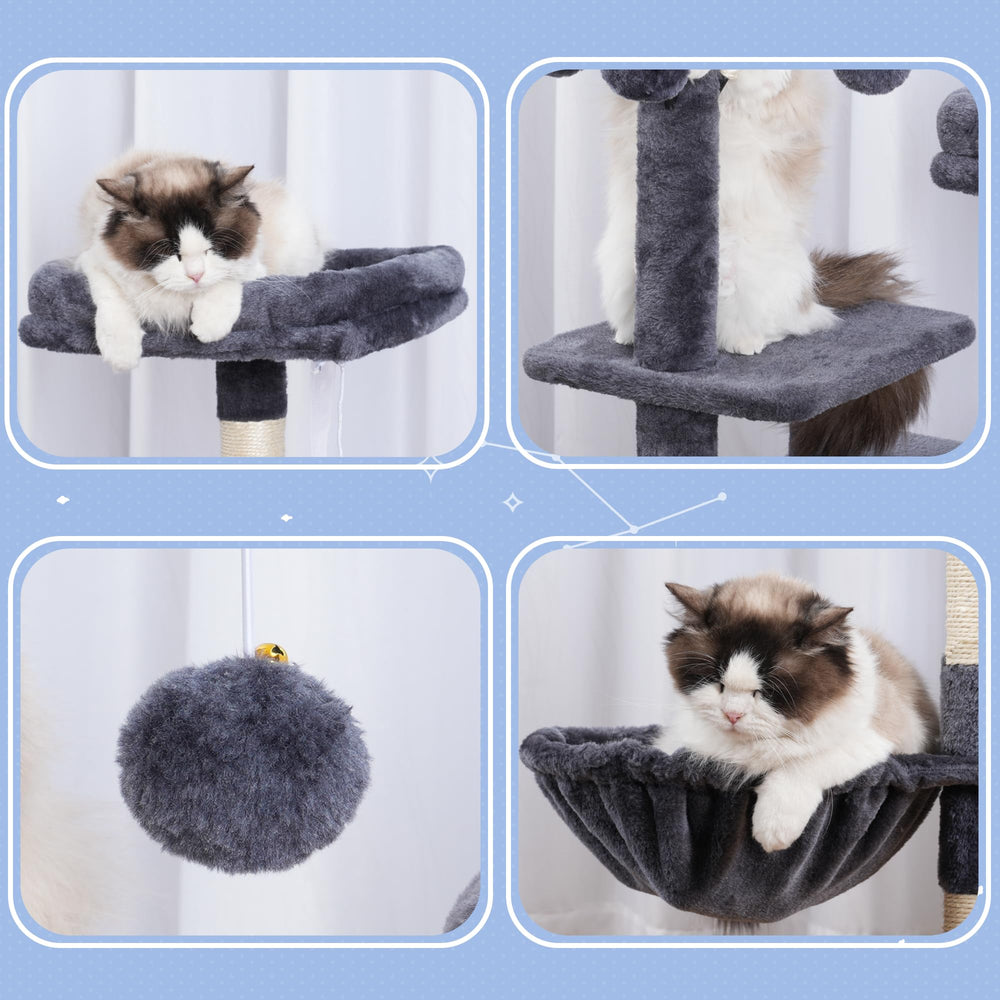 Hey-brother Arbre-chat design compact, économie d'espace sans compromis