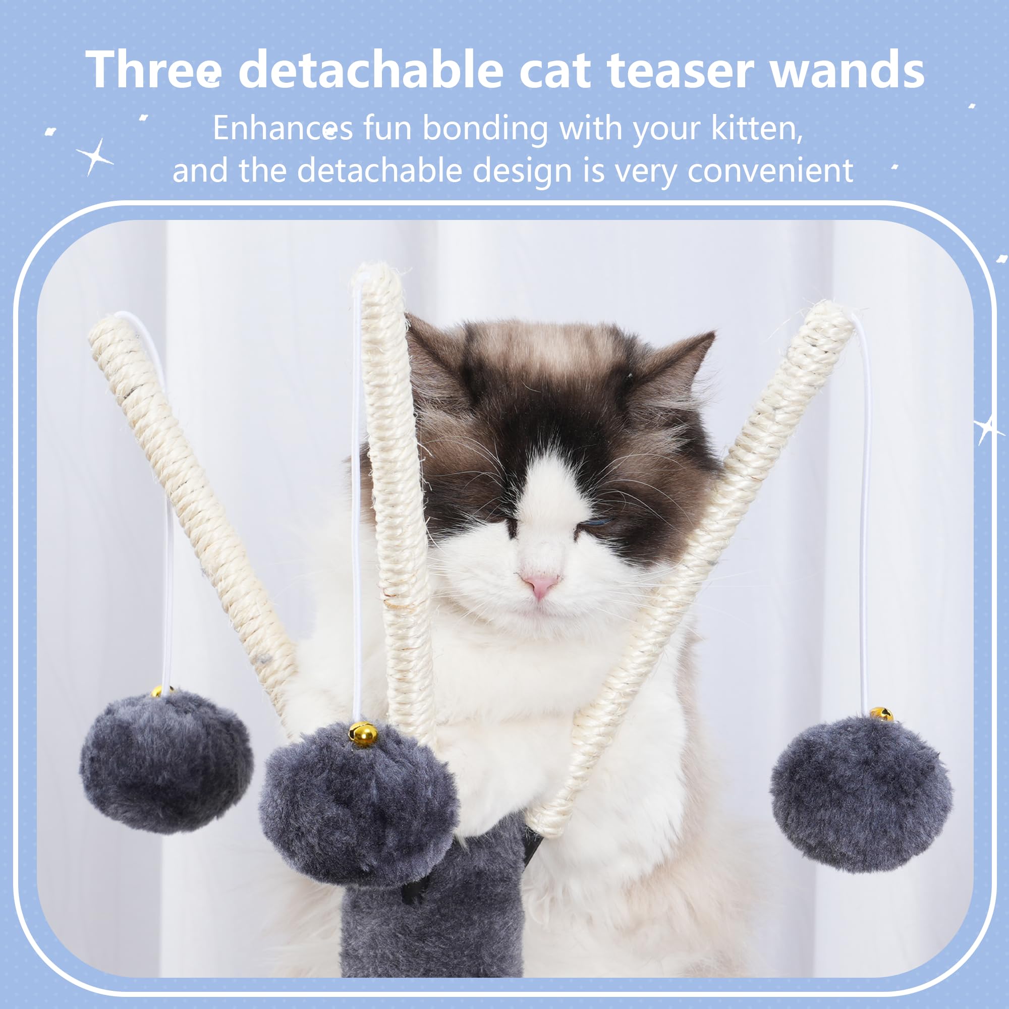 Hey-brother Arbre-chat hamac panier doux, refuge moelleux pour siestes