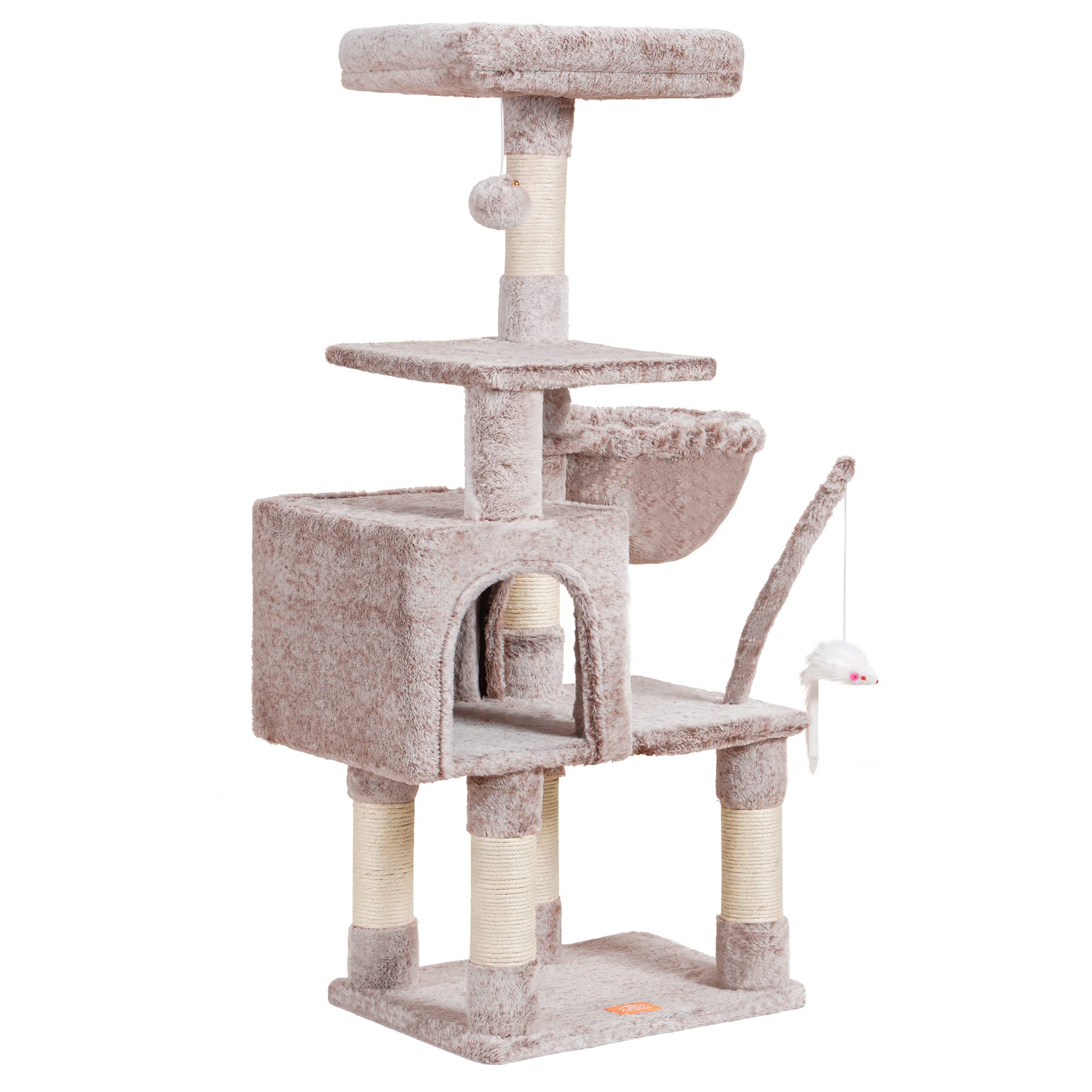 Heybly Arbre chat, balle avec cloche pour distraction légère.
