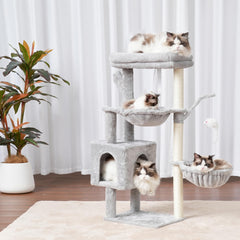Heybly Arbre à Chat – plateau doux pour des siestes confortables.