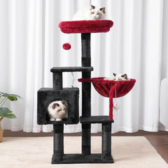 Heybly Arbre Chat plateforme-haute-rembourree : espace repos confortable en hauteur