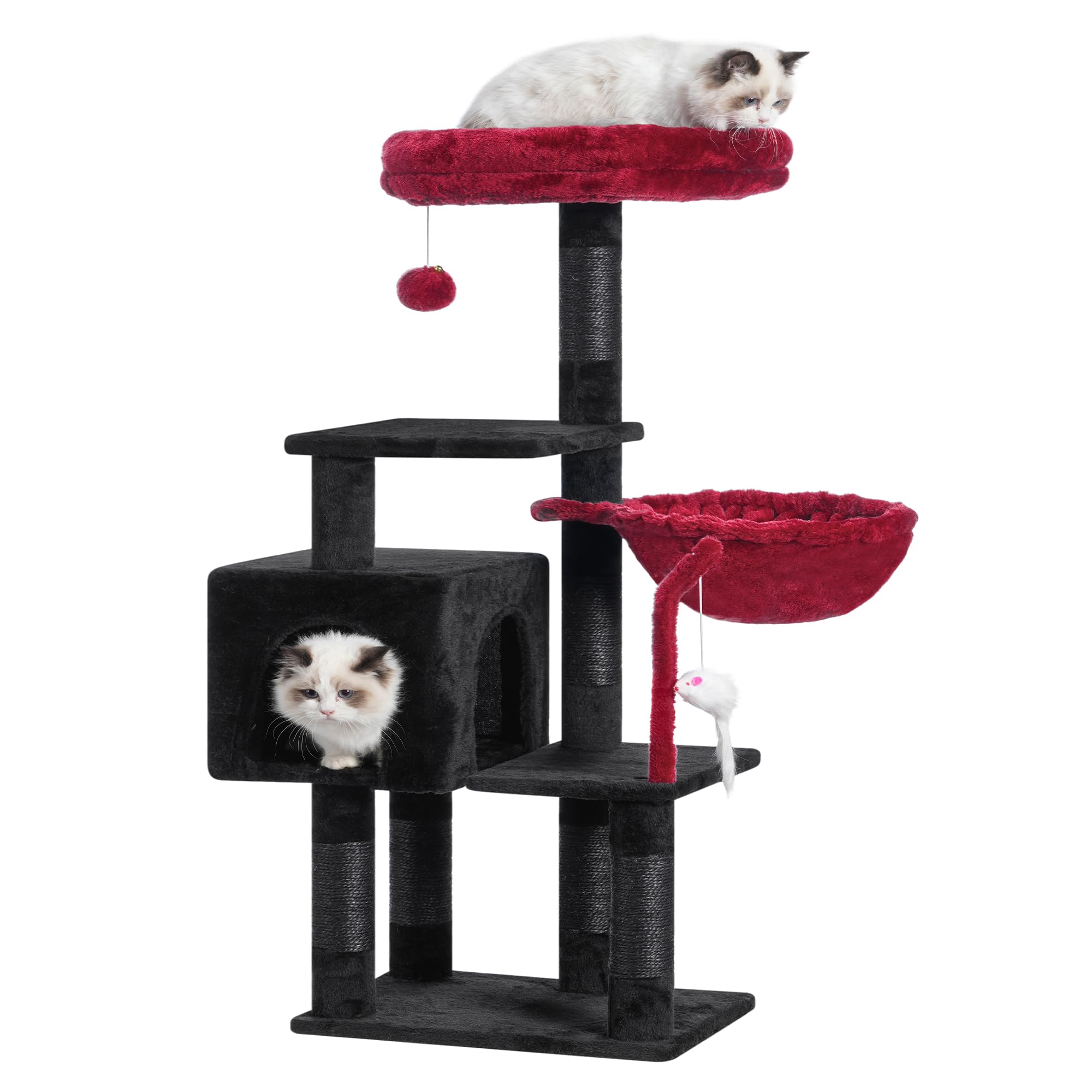 Heybly Arbre Chat toit-rembourre-confort : poste d’observation moelleux