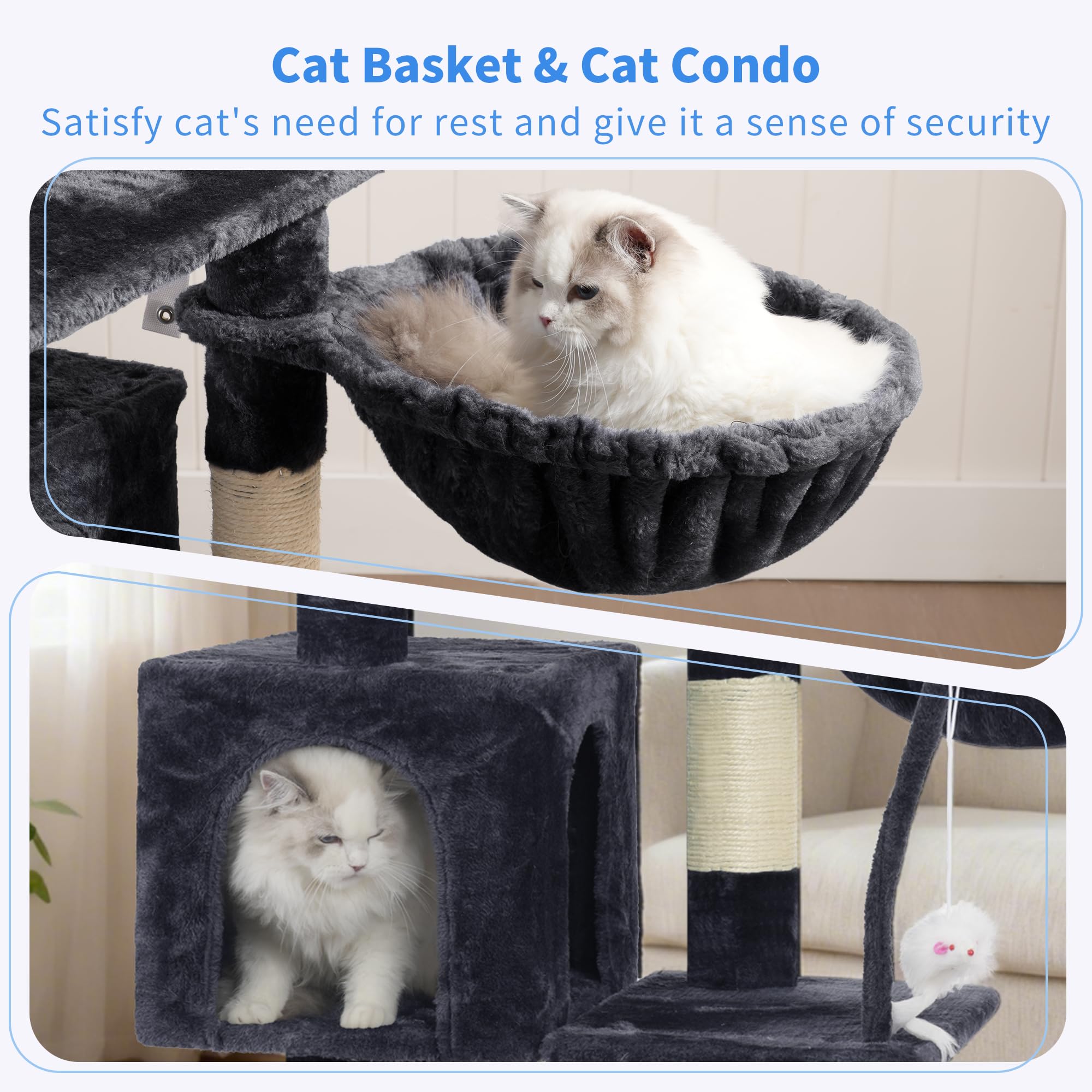 Heybly Hamac confortable, endroit moelleux pour se détendre.