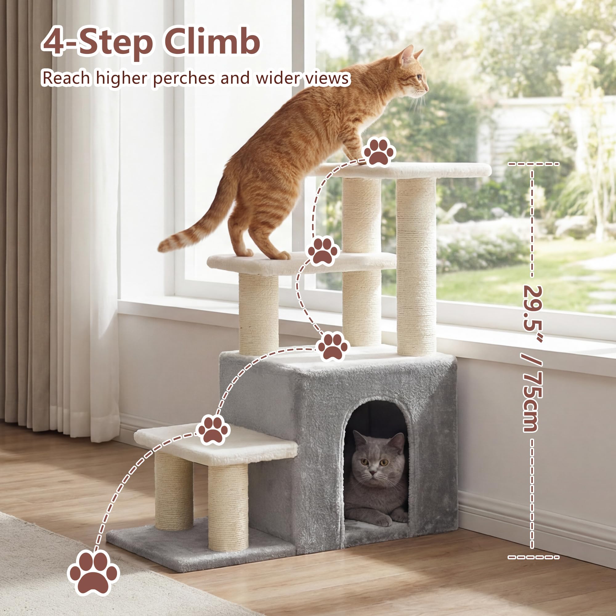 Heybly Stairs placement idéal près d'une fenêtre