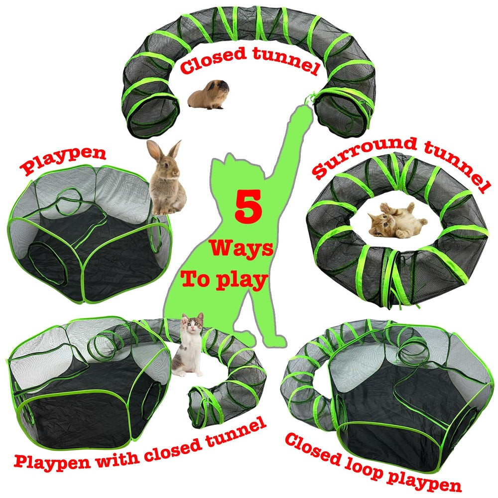 HEYHOME utilisation intérieur/extérieur: aire de jeu sécurisée pour animaux.