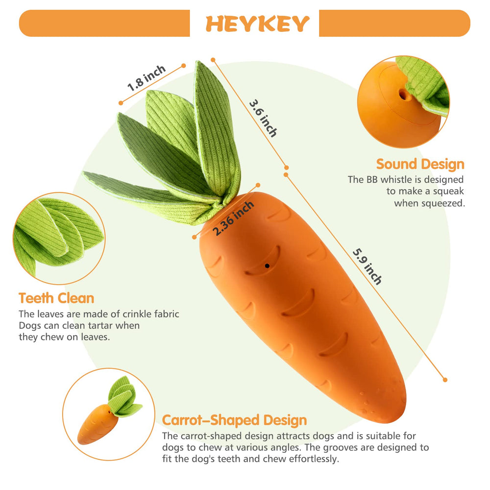 HEYKEY jouet dentition en caoutchouc naturel, prise facile pendant le jeu