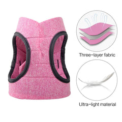 HEYWEAN Harnais chat couture douce et rembourrage élastique