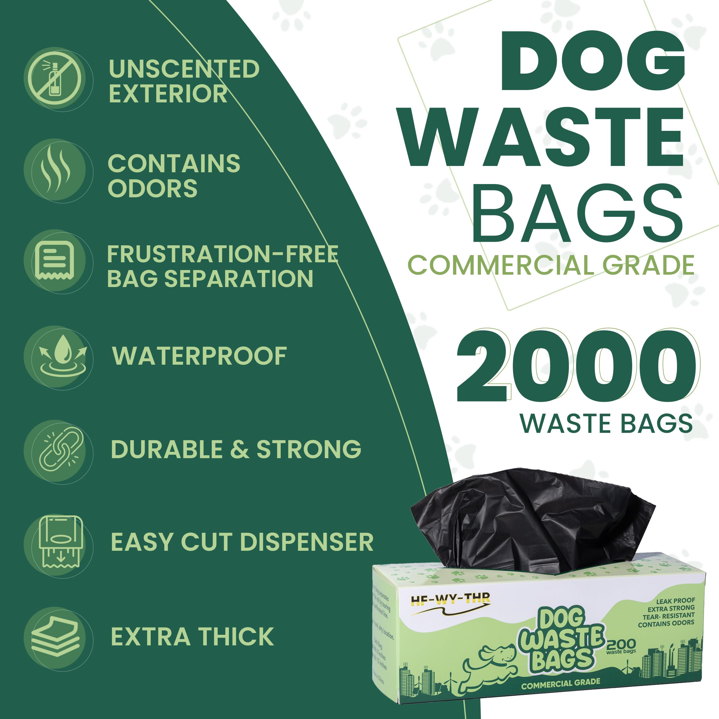 HF-WY-THR sacs-chien dans poubelle: solution propre et pratique pour jeter les dechets.