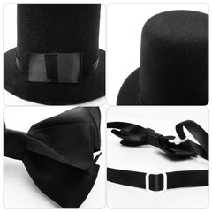 Hftjtsa chapeau ajustable noir, s’adapte facilement au tour de tête.
