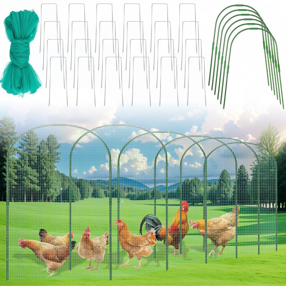 HFYZZ tunnel pour poules installation rapide pour enclos pratique