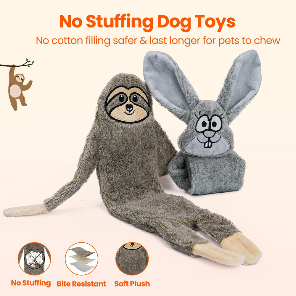 Peluche HGB double couche, durabilité renforcée pour chiens actifs.