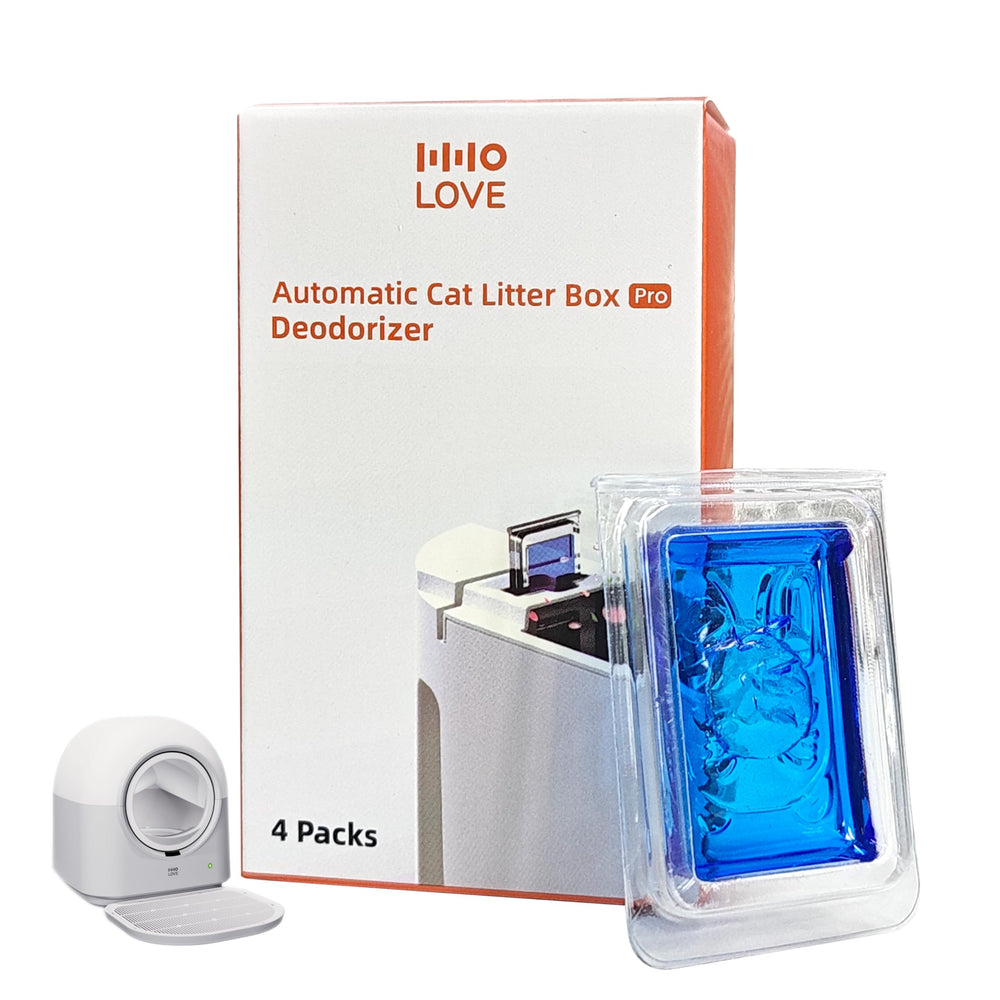 HHOLOVE désodorisant 4-pack bleu, emballage clair et intuitif.