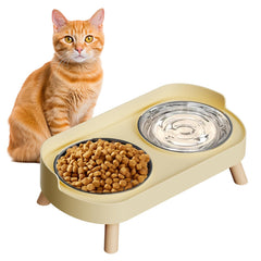 Hiaieviiy bol-chat-eleve: bol surélevé pour repas plus confortables.