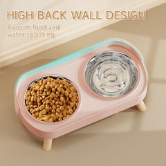 HIAIEVIY bols inox-chat – matériau durable et facile à nettoyer.