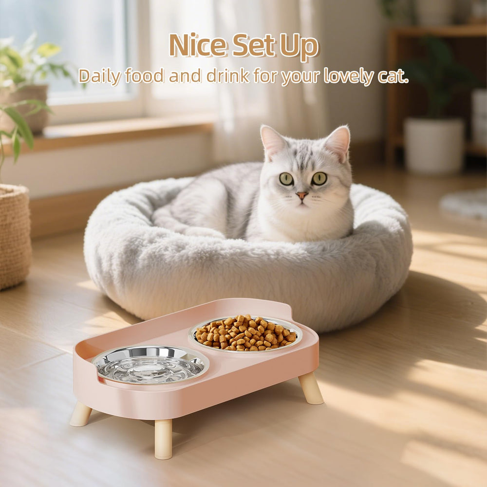 HIAIEVIY ensemble-chat-rose – accessoire chic pour repas quotidiens.