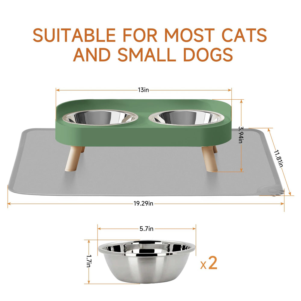 Relief fatigue moustaches HIAIEVIY, repas plus confortables pour les chats.