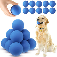 Balles Hiboom en caoutchouc naturel, diamètre 2,4 pouces, idéales pour le jeu de rapport et récupération.