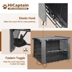 HiCaptain maillage respirant favorisant la ventilation et le refroidissement du chenil.