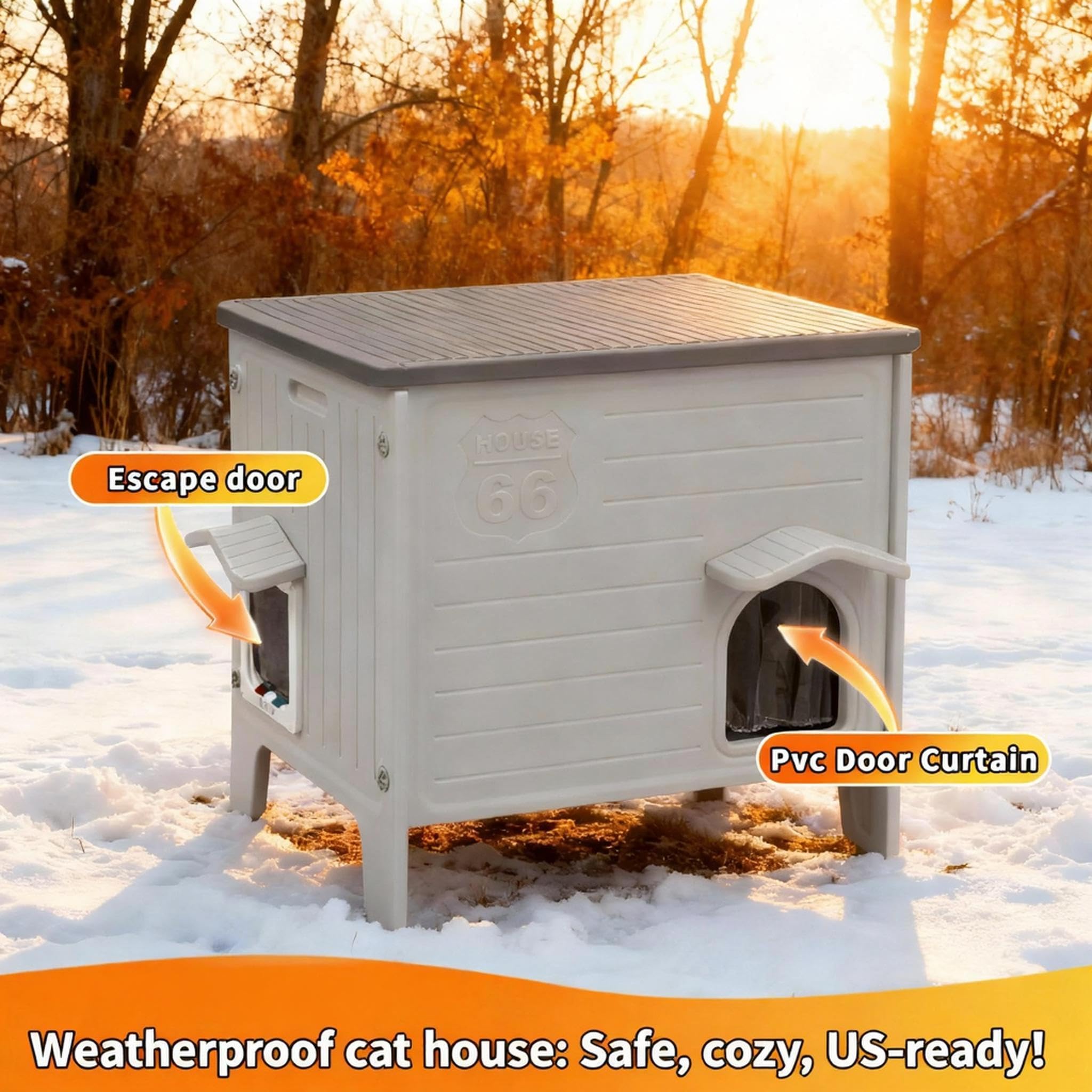 HiCaptain porte-evasion: porte d-evasion pour sortie rapide et meilleure ventilation.