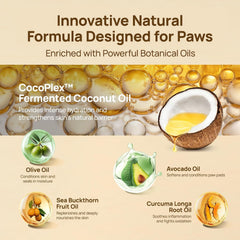 Baume-pattes HICC PET absorption rapide: pénètre sans résidu gras.