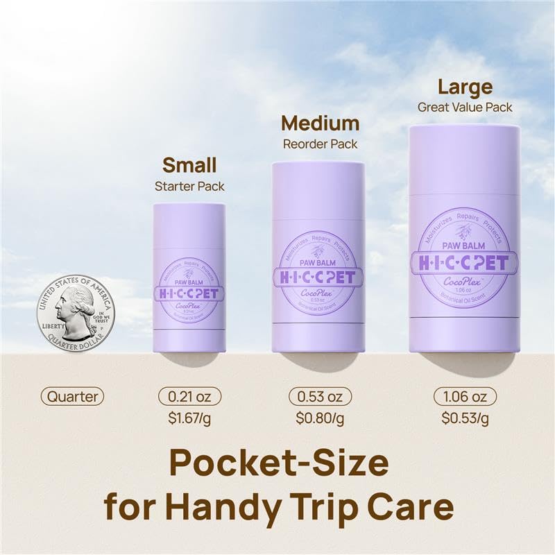 Baume-pattes HICC PET protection toutes saisons et hydratation.