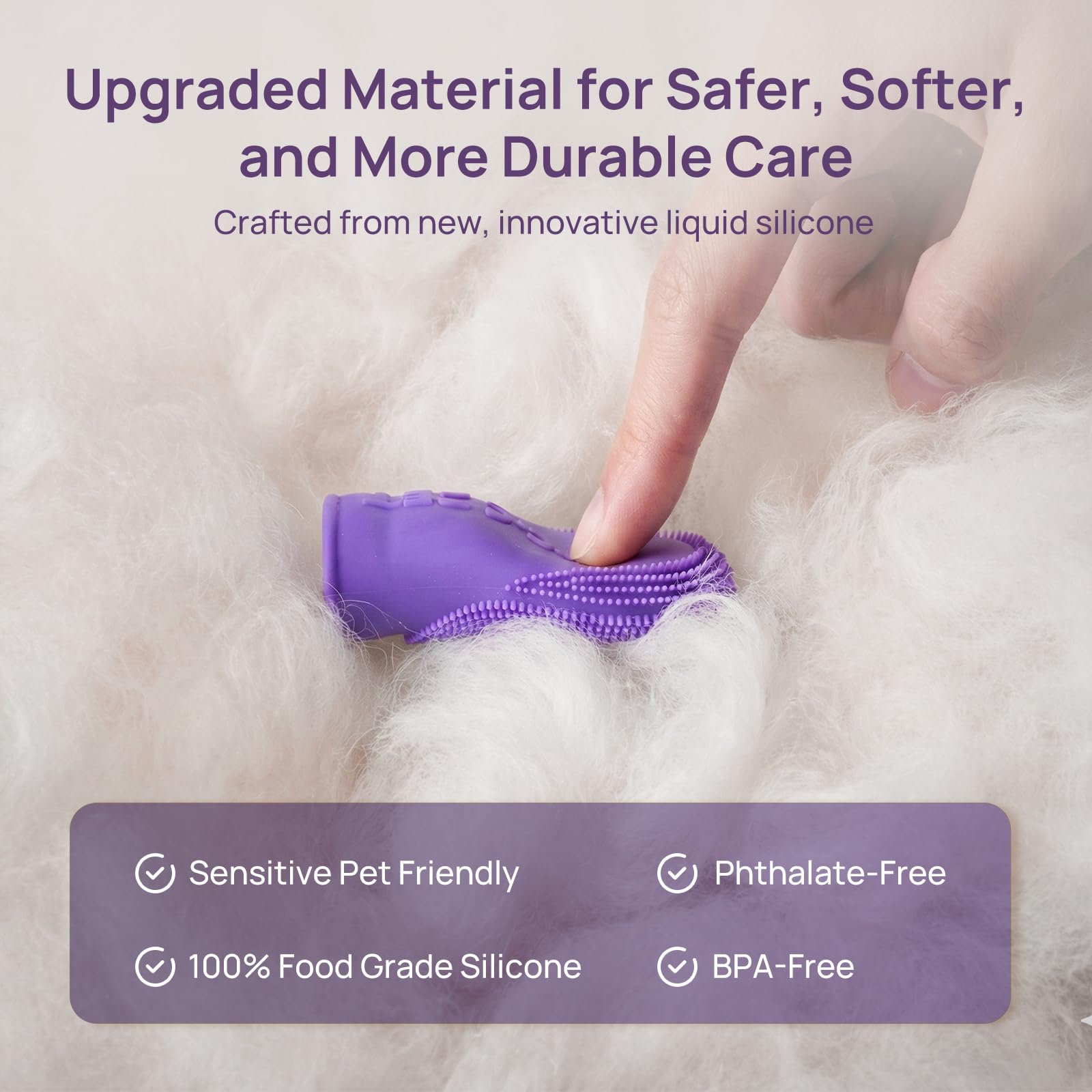 Brosse dentaire HICC PET face double, couverture élargie des dents.