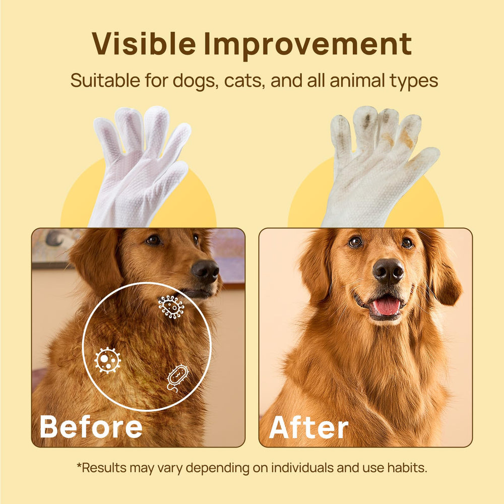 Lingette hypoallergénique HICC PET pour pelage doux et peau sensible.
