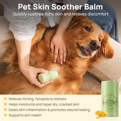 Application sans contact du baume HICC PET pour usage pratique.