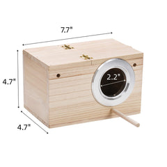 Boîte-nid Hiceeden, entrée en métal protégeant les oiseaux.
