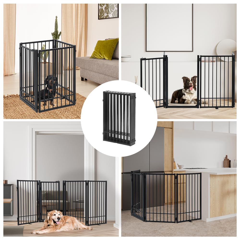 HIDOG barriere-chien-pliage-rangement, rangement discret après utilisation.
