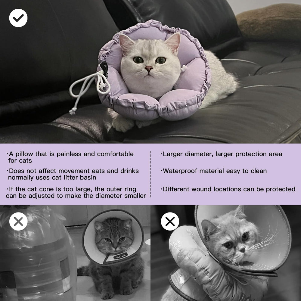 H HIDREAM collier-cone chat confort et durabilité pour usage quotidien.
