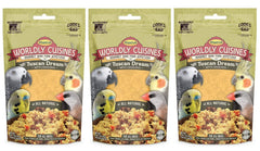 Higgins Cuisines du Monde Tuscan Dream – sachet prêt à cuisiner, variété gustative rapide pour oiseaux.