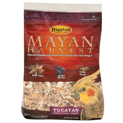 Higgins Mayan Harvest, mélange pour cacatoes et perruches, idéal pour une alimentation quotidienne équilibrée