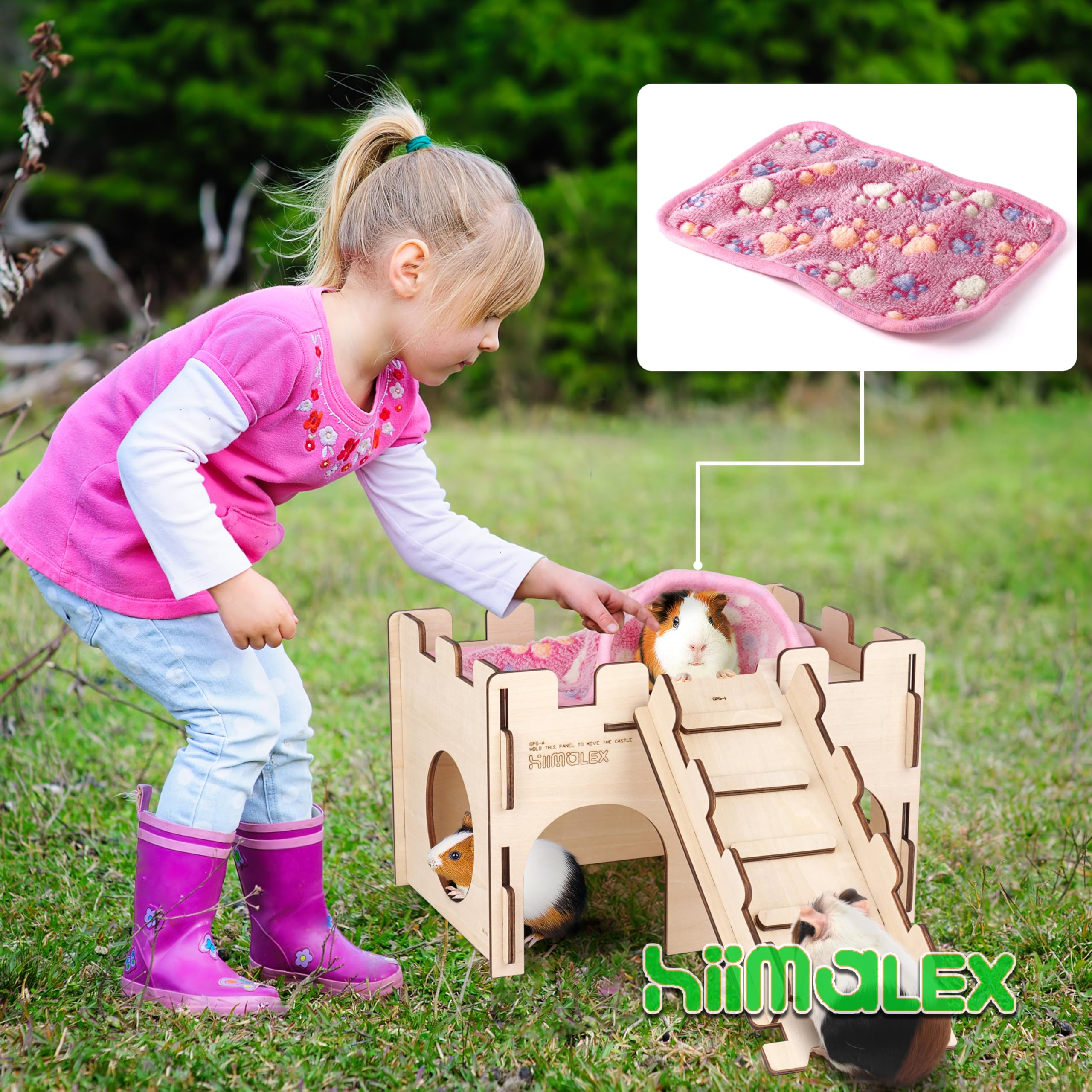 HIIMALEX bois-naturel robuste pour durer et accompagner les moments de jeu.